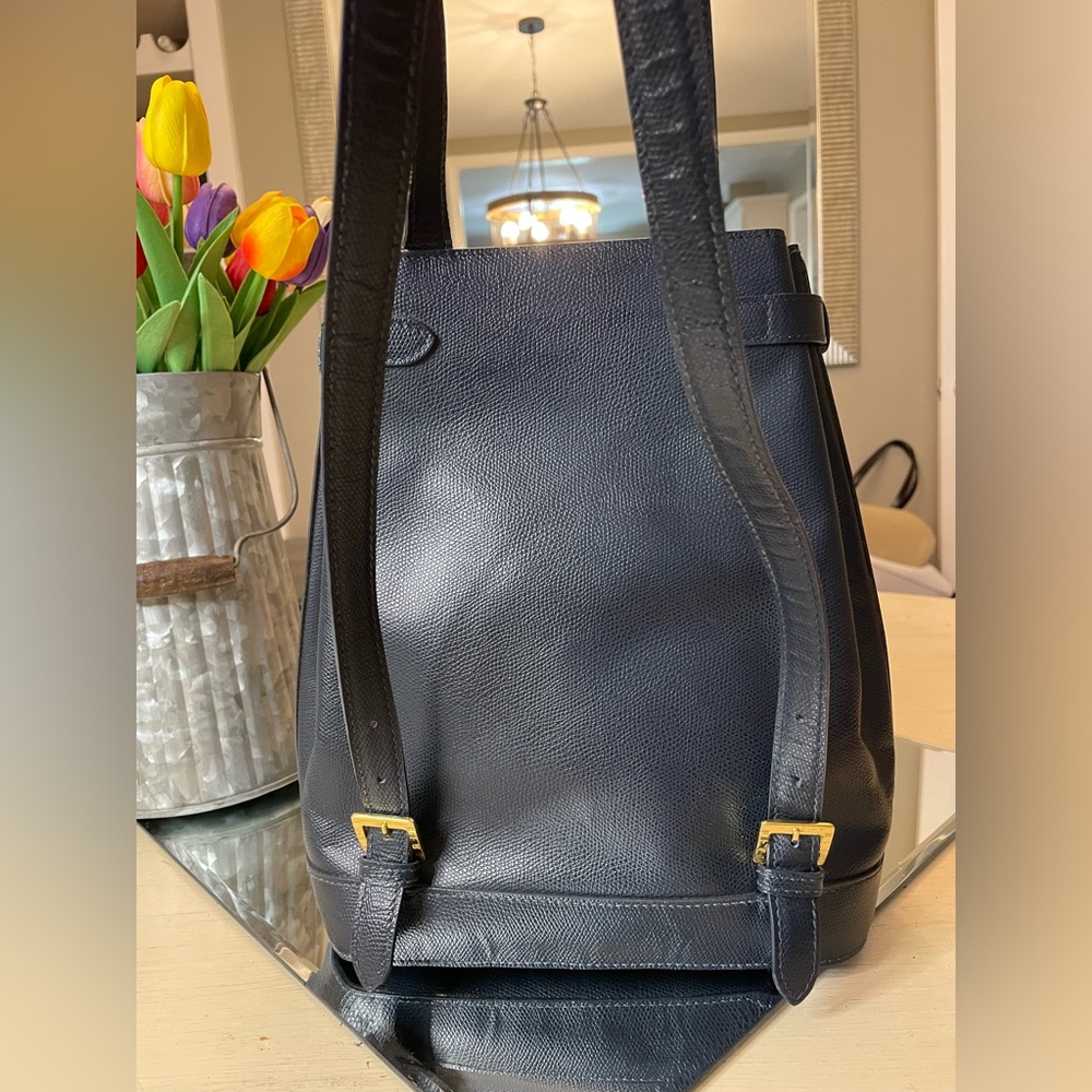Etro Navy Backpack with Structured Design - Picture 4 of 16
